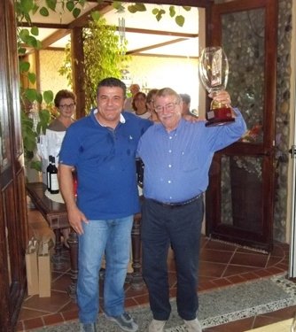 Buscemi (1°Assoluto) con il Sindaco di Olivola -2016